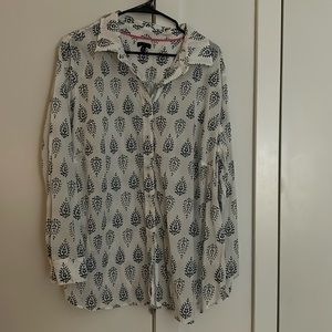 Talbots button down blouse
